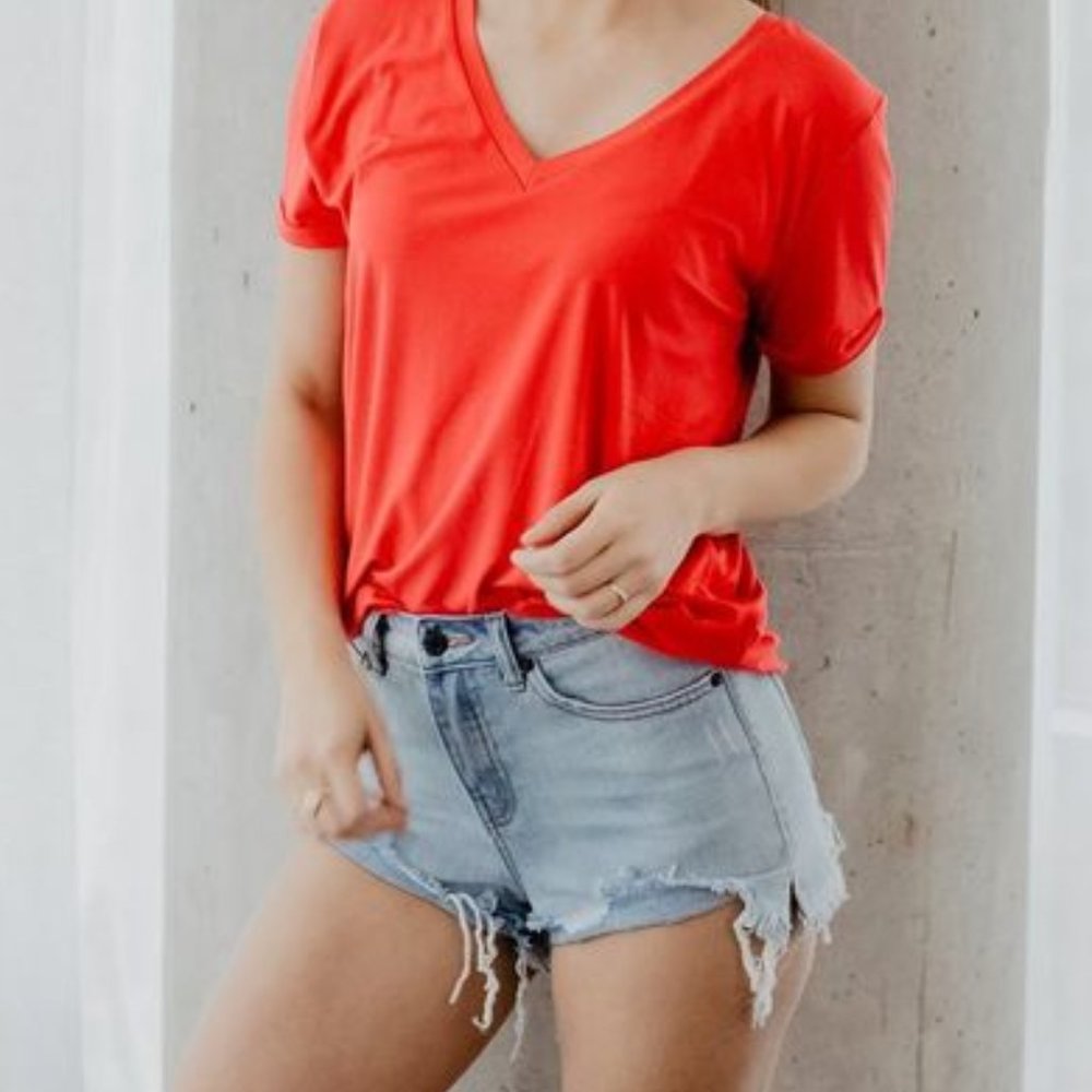 NWT Kittenish High Rise Denim Cut Off Shorts